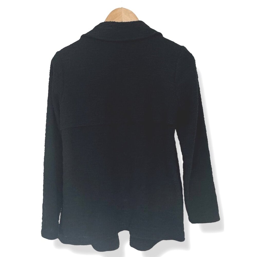 Dr2 By Daniel Rainn Black Open Front Textured Jac… - image 4